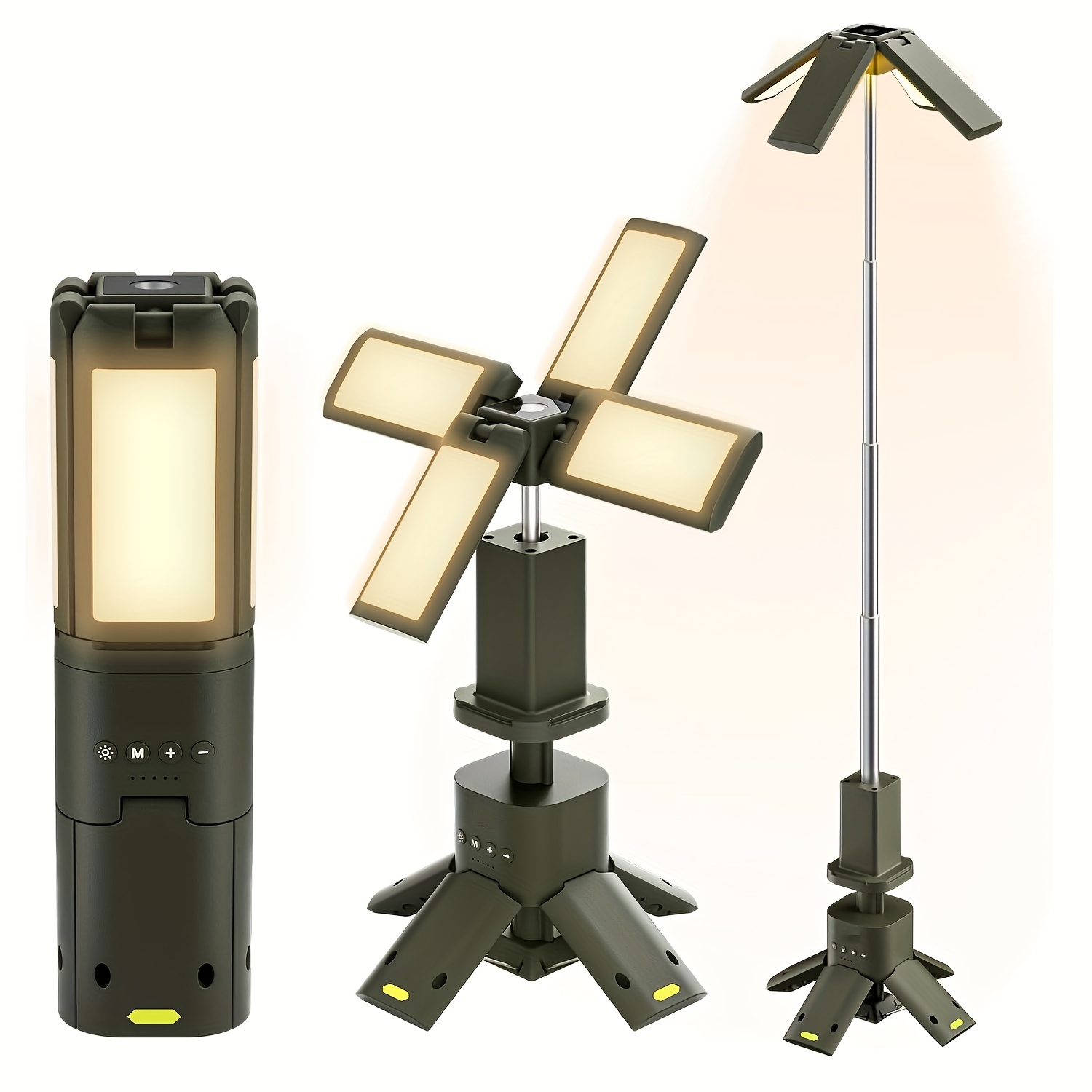 Outdoor Lighting Up And Down - Camping Lantern, 14000mAh Rechargeable Camping Lights