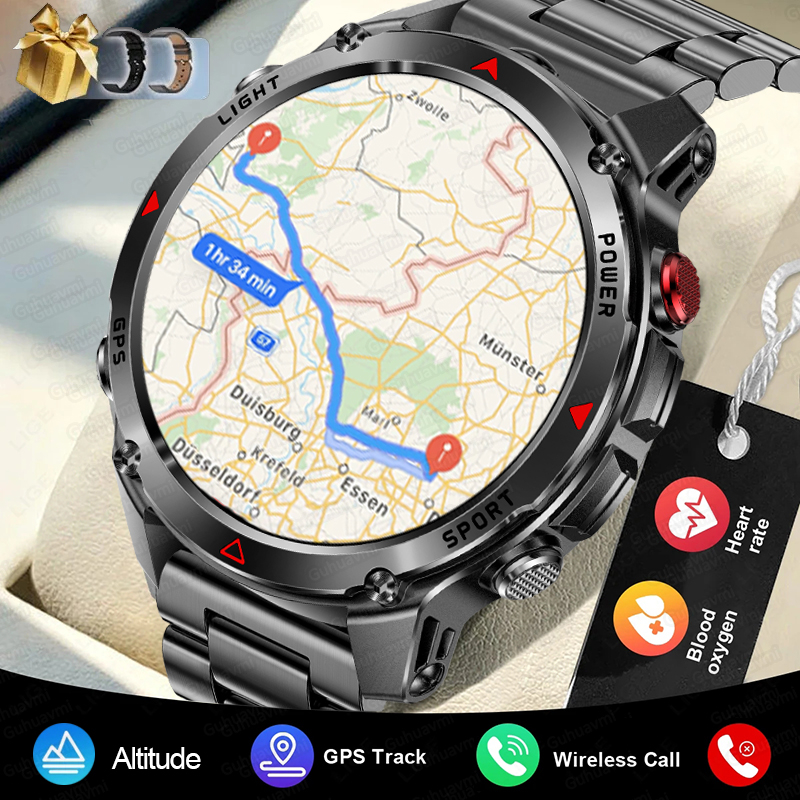 Outdoor Lighting Perspectives - 2025New Outdoor Military Smart Watch Men