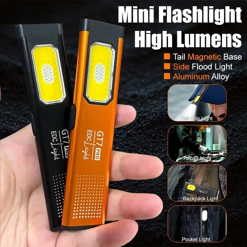 Led Flood Light - Mini LED Flashlight USB C Rechargeable