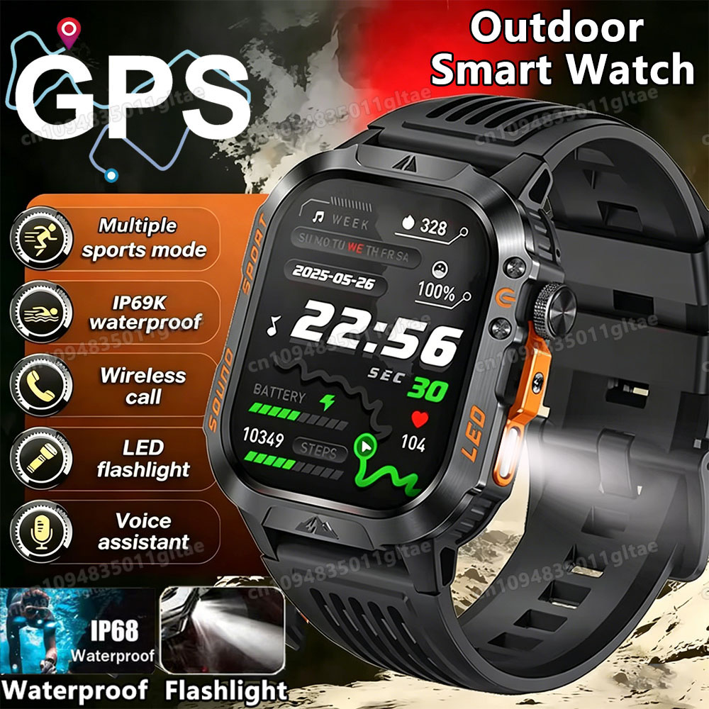 Outdoor Lighting Zones - 2026 New Military Smart Watch Men