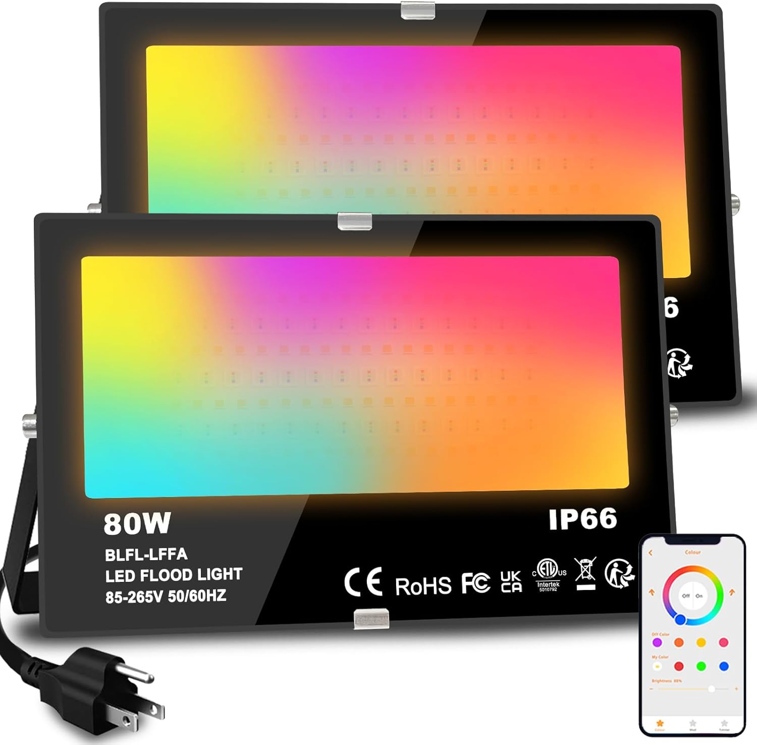 Led Flood Light - Smart RGB LED Flood Light 800W