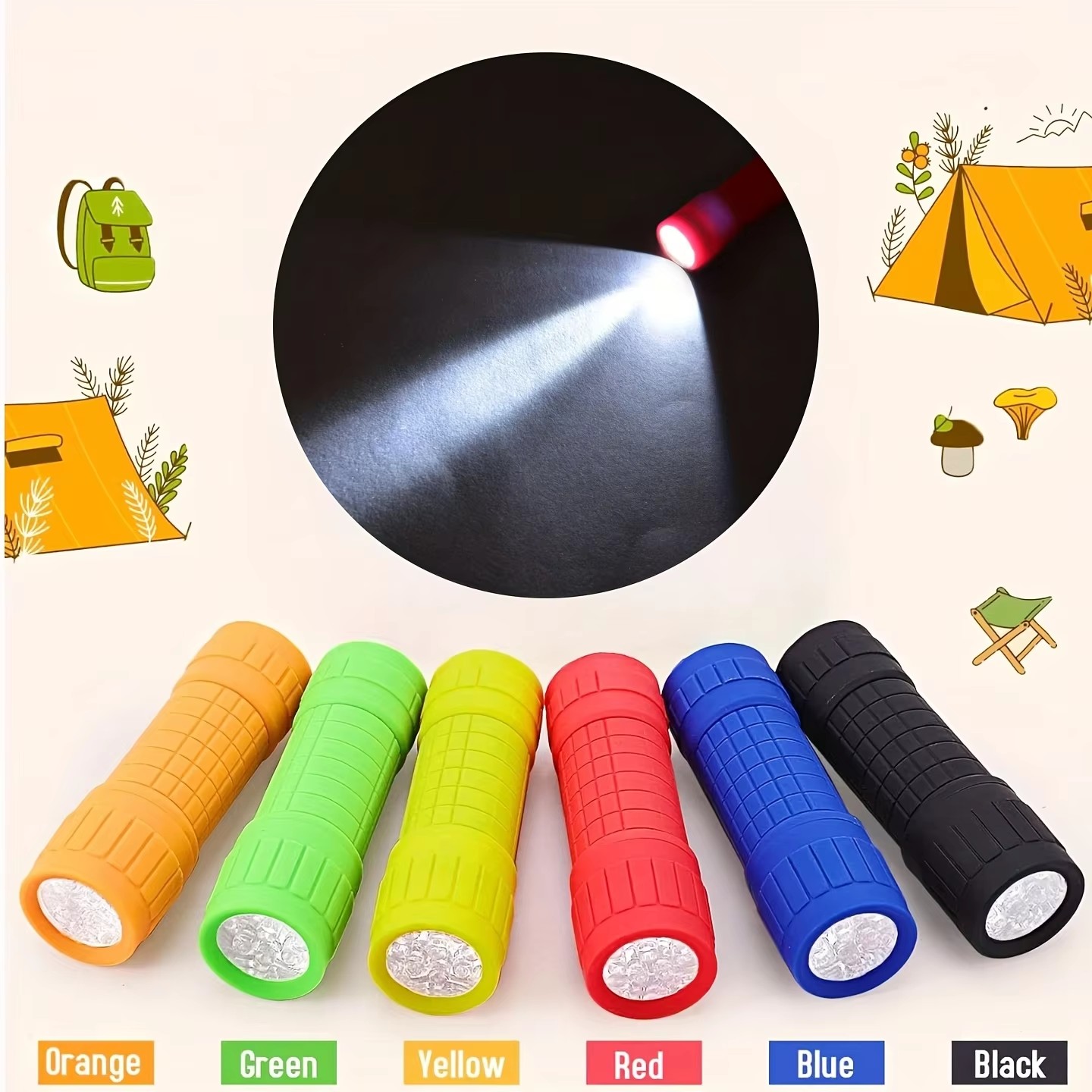 Outdoor Lighting Brands - Mini Portable LED Flashlight Nine XPE