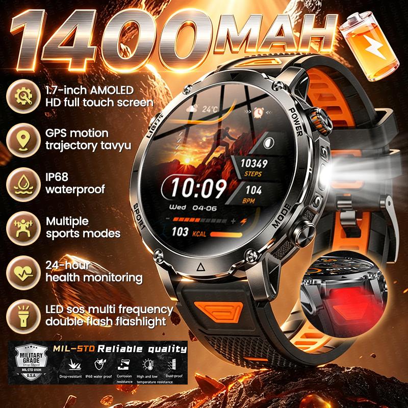 Outdoor Lighting Perspectives - New Military Outdoor 1400mAh Battery Smart