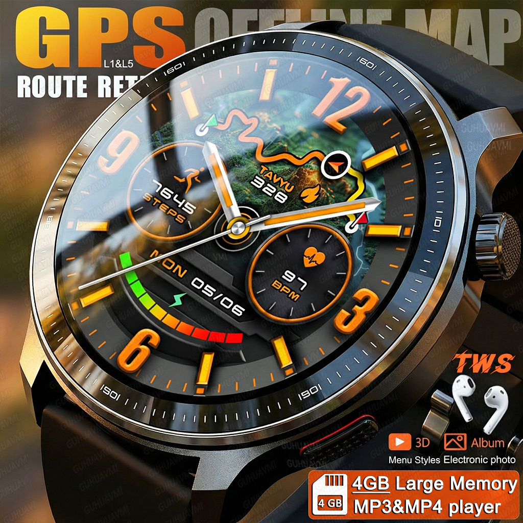 Outdoor Lighting Perspectives - New 4GB Storage Smart Watch GPS