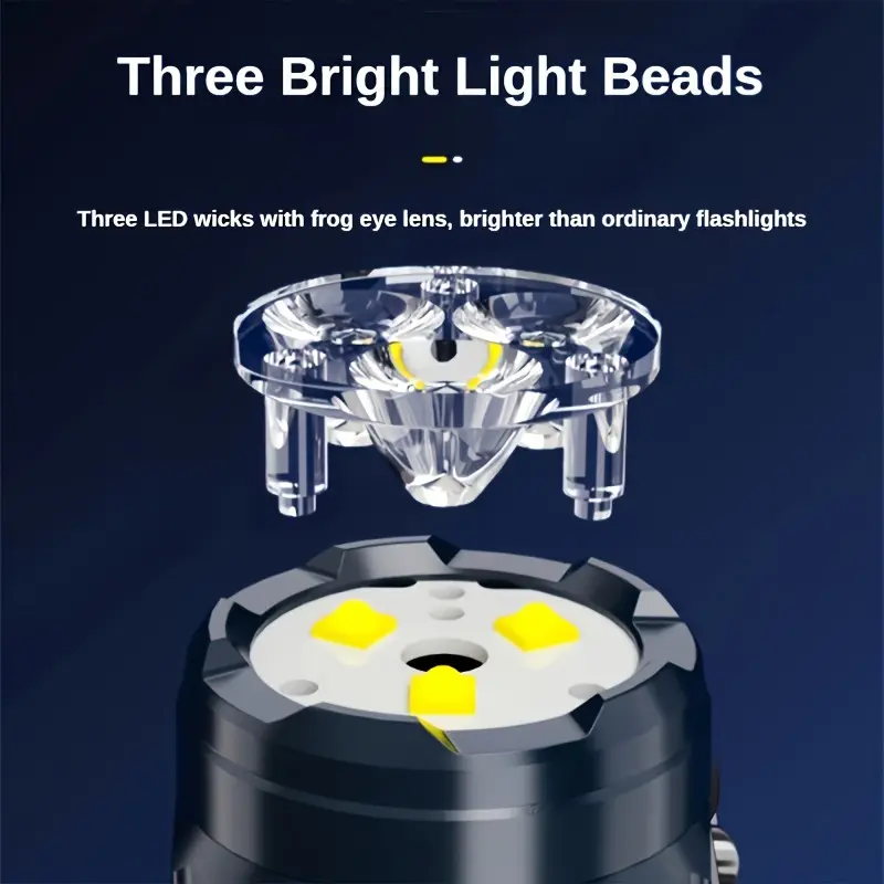 Mini 3 LED Flashlight With Pen – Outdoor Lighting Brands recenzja i cena