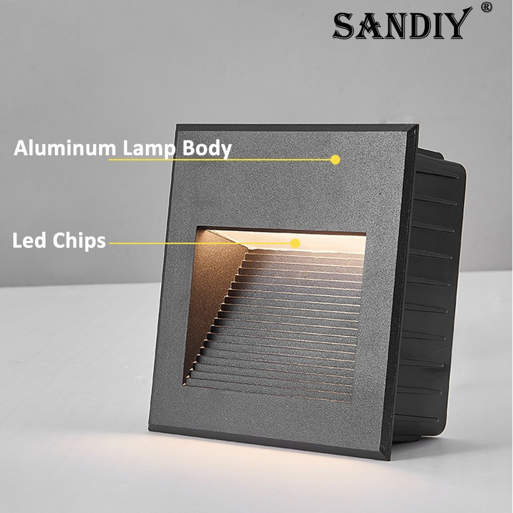SANDIY Recessed Outdoor Wall S – Outdoor Lighting Recessed recenzja i cena