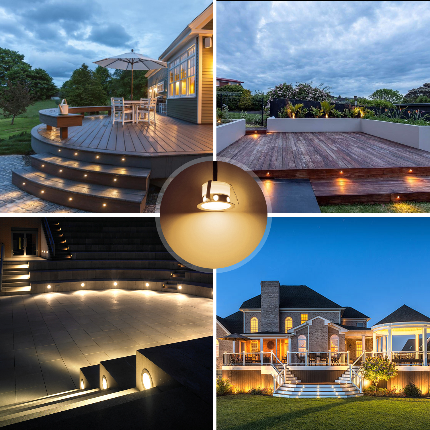 QACA LED Low Voltage Recessed  – Outdoor Lighting Recessed recenzja i cena
