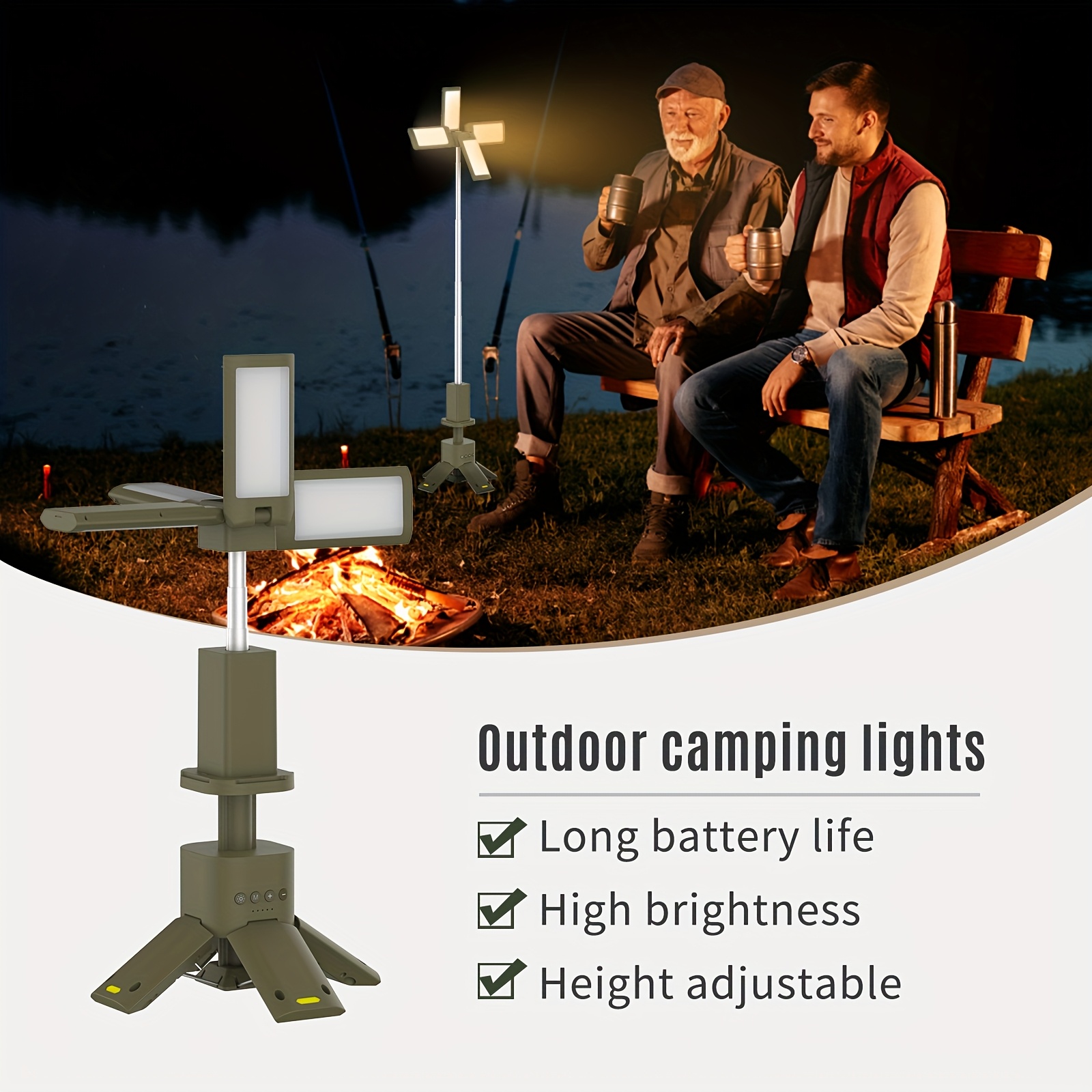 Camping Lantern, 14000mAh Rech – Outdoor Lighting Up And Down recenzja i cena