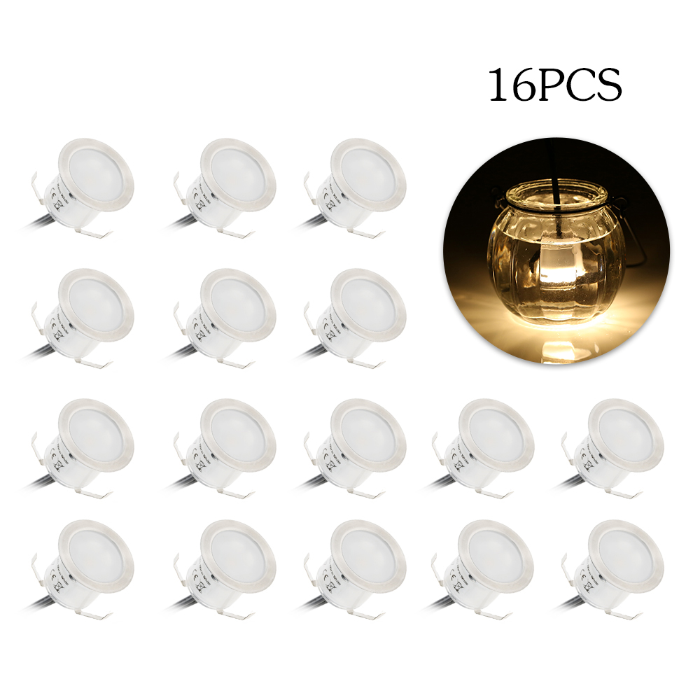 16PCS 0.6W High Bright Recesse – Outdoor Lighting Recessed recenzja i cena