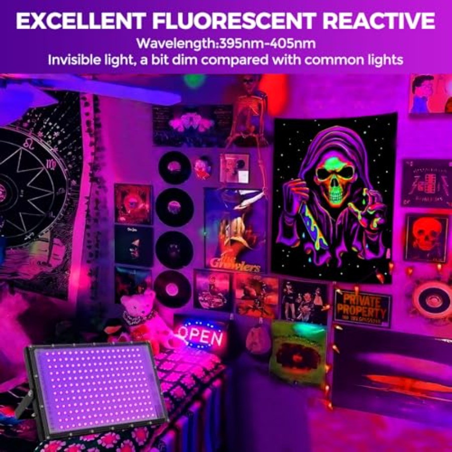 200W LED Black Lights for Glow – Led Flood Light recenzja i cena