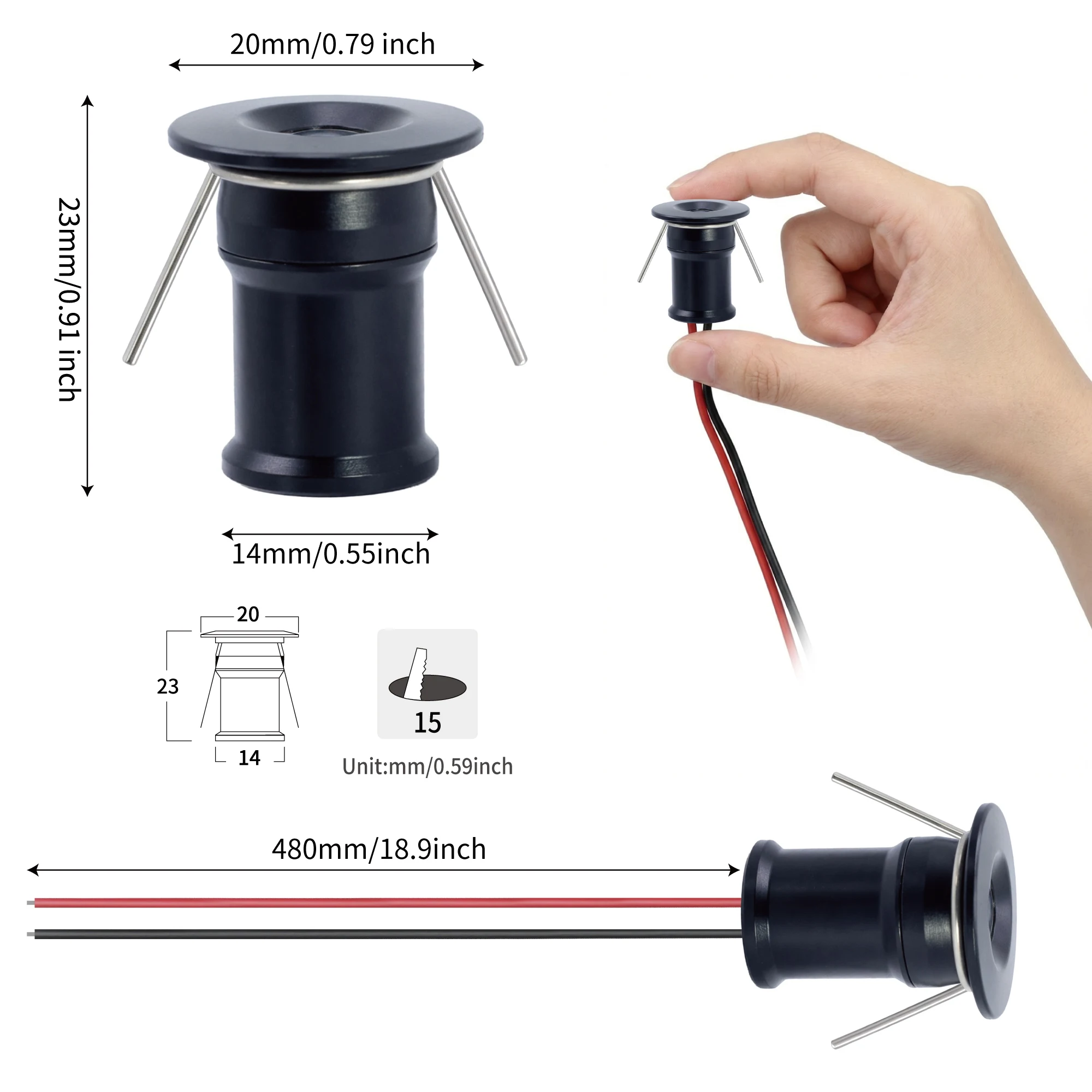 Outdoor IP65 Deck DJ KTV Party – Outdoor Lighting Recessed recenzja i cena