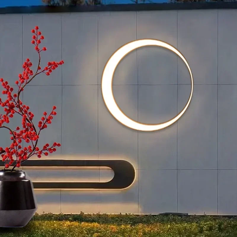 Modern Outdoor Waterproof Moon – Outdoor Lighting Up And Down recenzja i cena