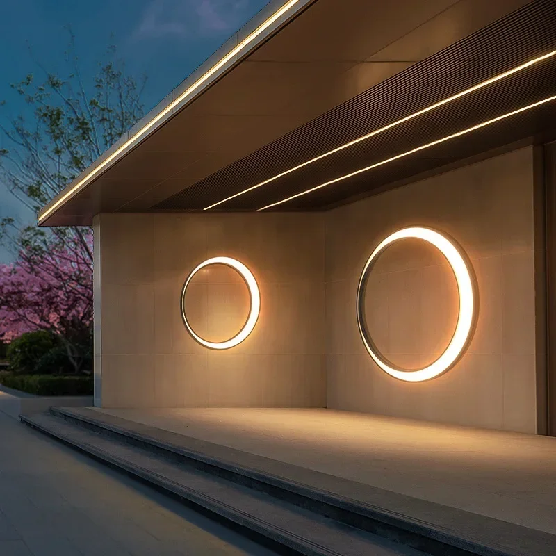 Modern Outdoor Waterproof Moon – Outdoor Lighting Up And Down recenzja i cena