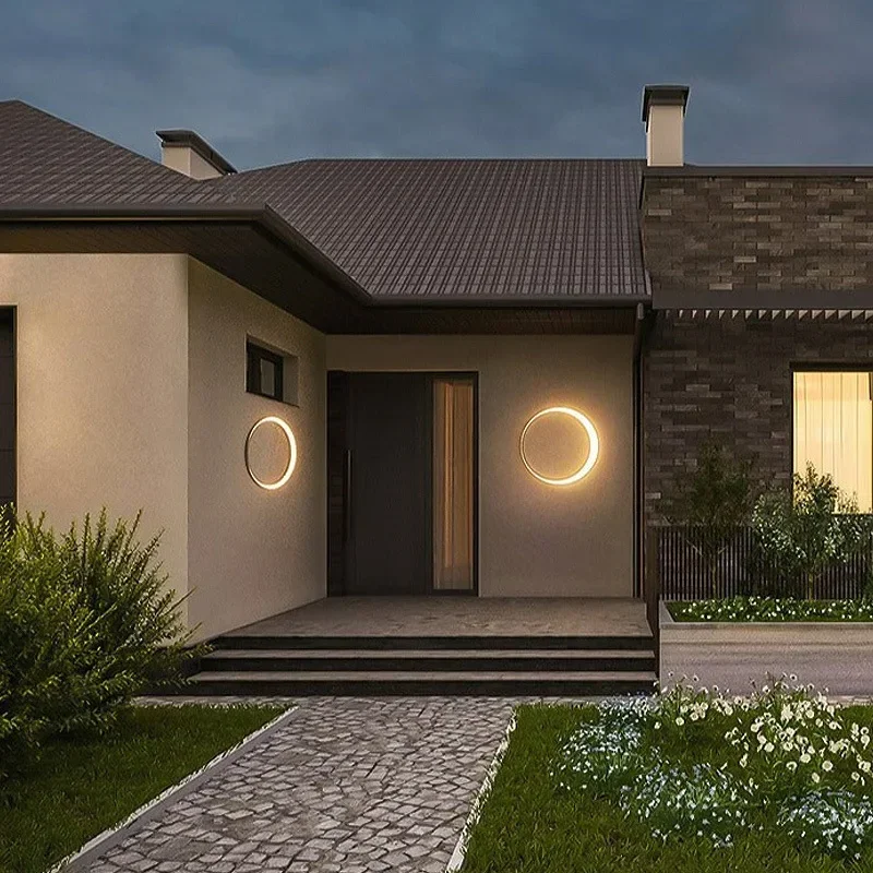 Modern Outdoor Waterproof Moon – Outdoor Lighting Up And Down recenzja i cena