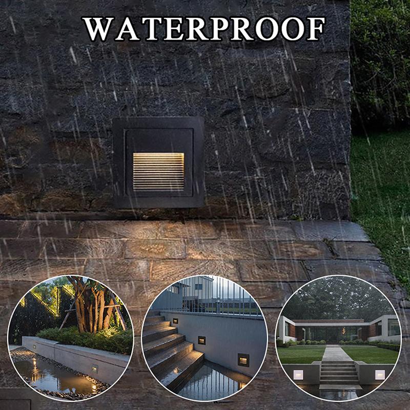 【CCA】3W LED Waterproof Step Li – Outdoor Lighting Recessed recenzja i cena