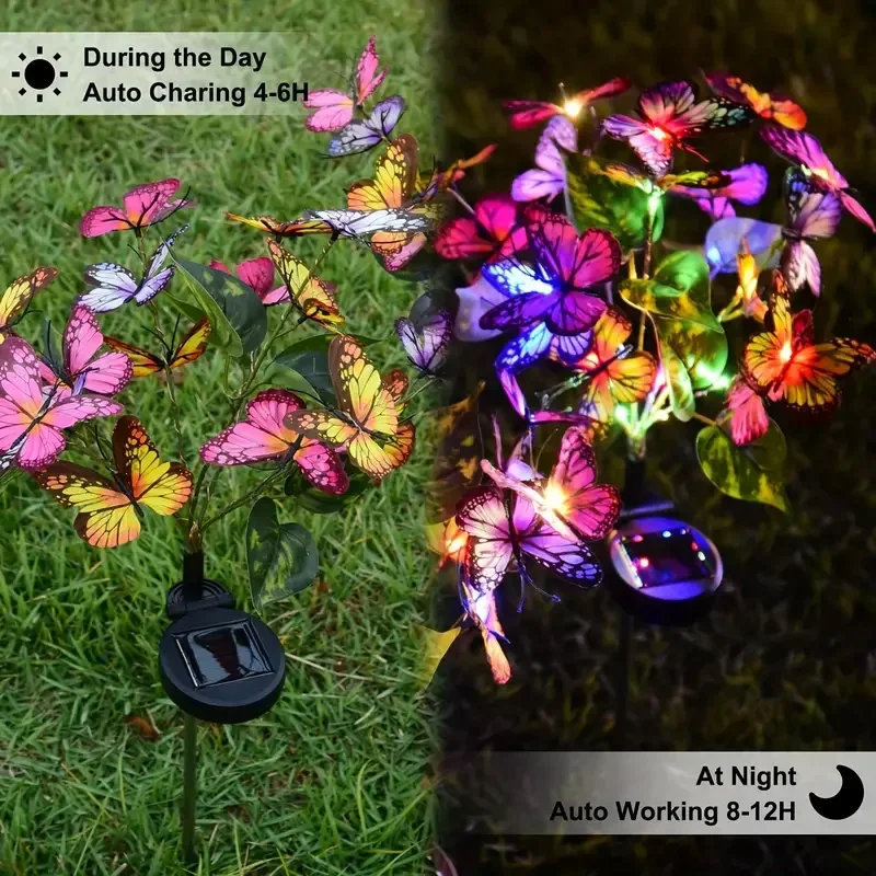 Solar LED Butterfly Garden Lig – Outdoor Lighting Permanent recenzja i cena