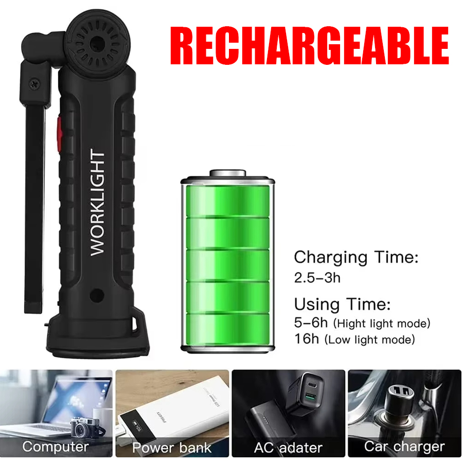 Portable LED Flashlight with M – Outdoor Lighting Hooks recenzja i cena