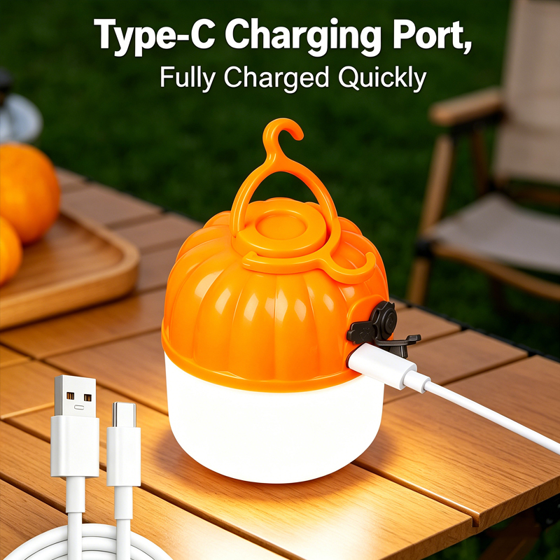 Mini Portable LED Pumpkin Bulb – Outdoor Lighting Hooks recenzja i cena