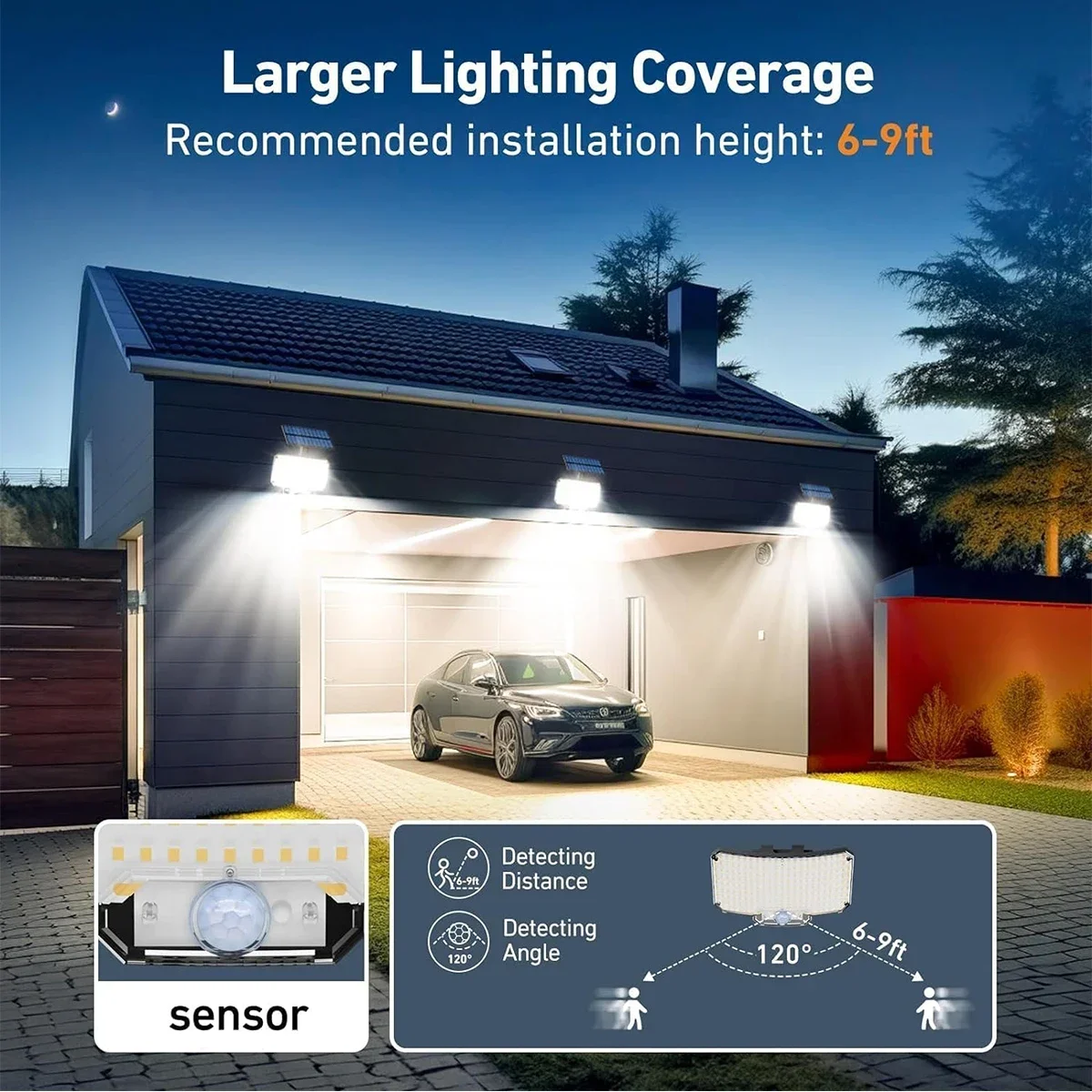 234LED Solar Outdoor Lights Mo – Outdoor Lighting Sensor recenzja i cena