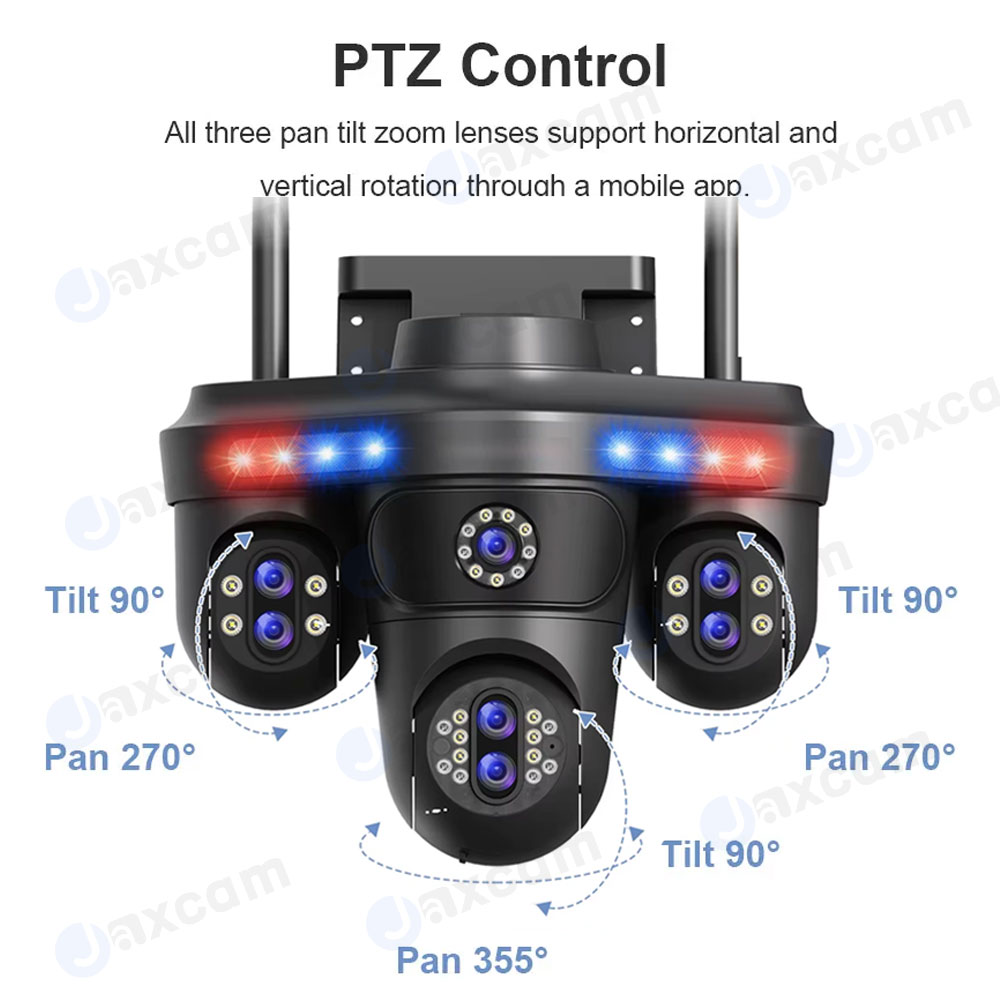 35MP Four Screens WiFi Securit – Outdoor Lighting No Electricity recenzja i cena