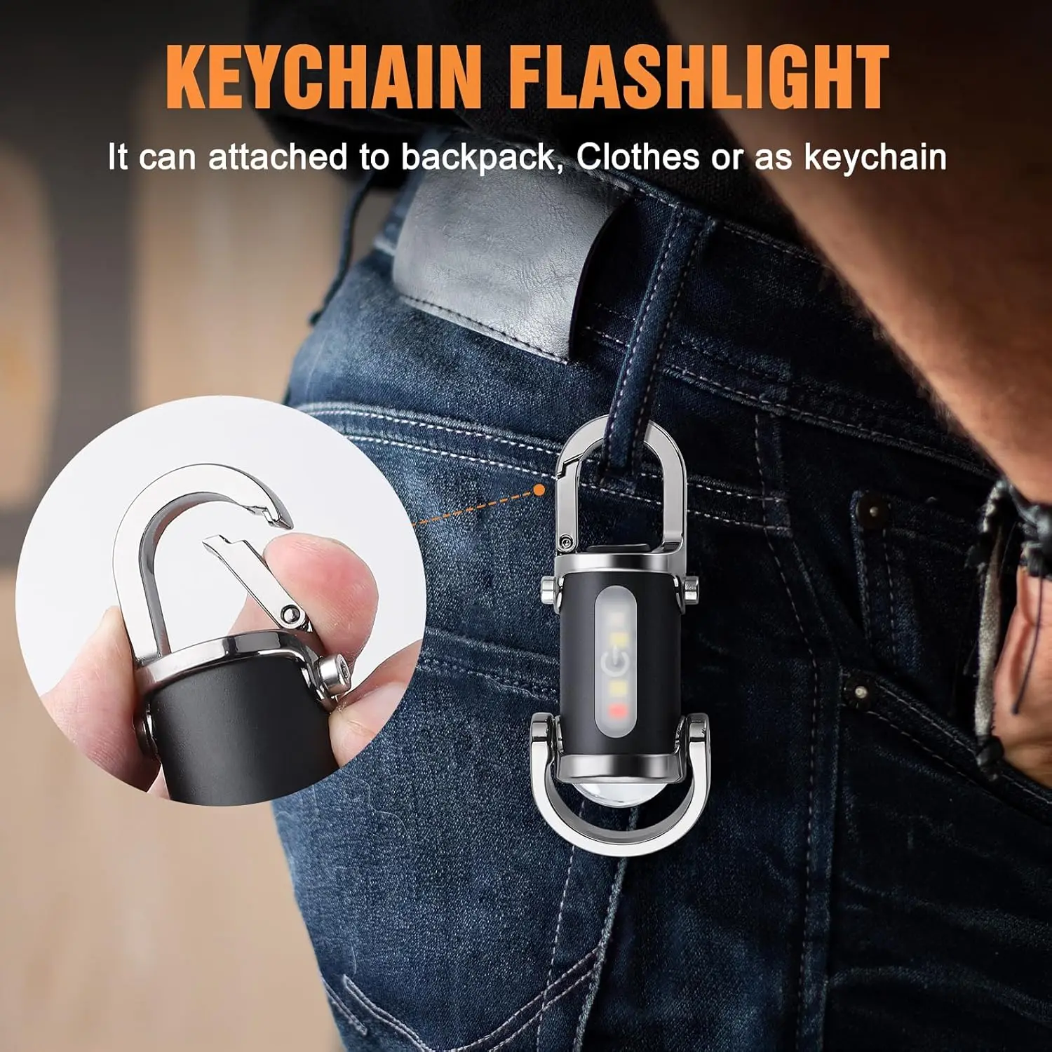 Mini Keychain Flashlight Recha – Outdoor Lighting Hooks recenzja i cena