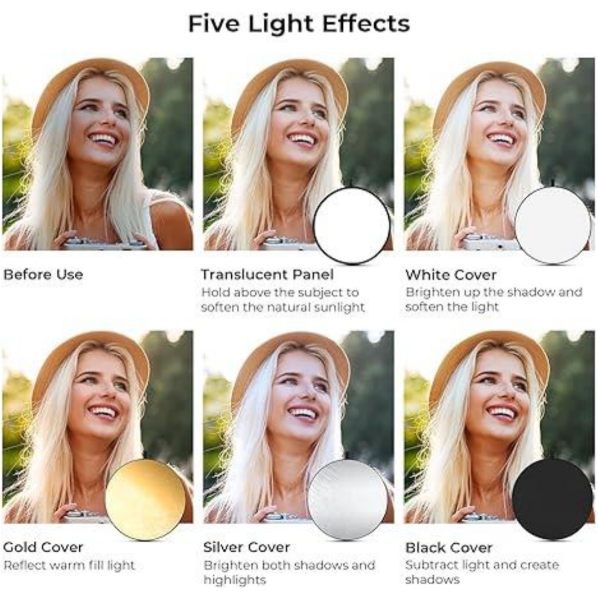 HUANYINGBJB Portable 5 in 1 Ph – Outdoor Lighting In Photography recenzja i cena