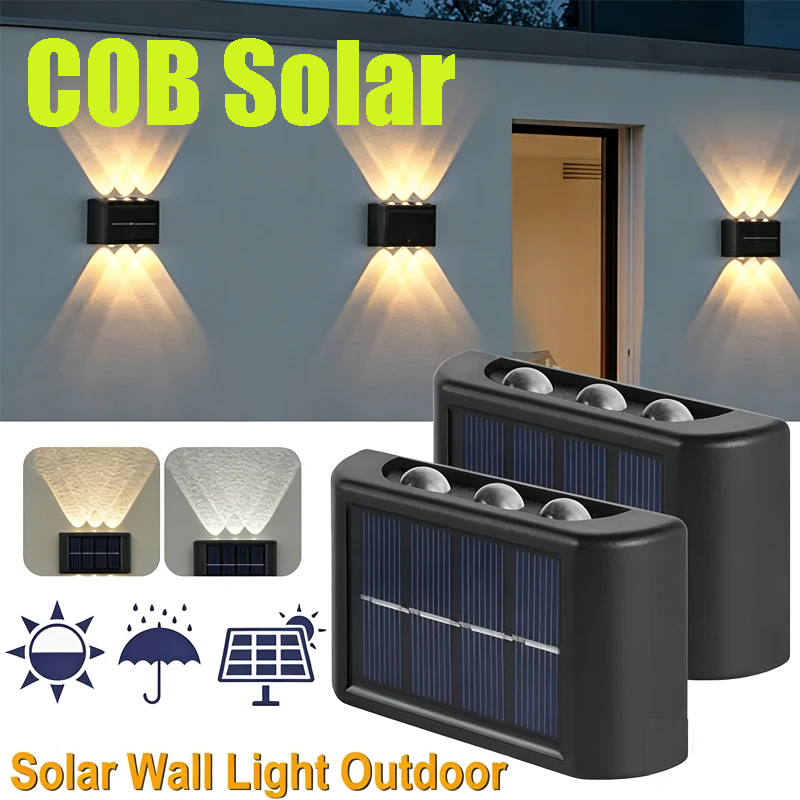 COB Solar Wall Lamp Outdoor Wa – Outdoor Lighting Up And Down recenzja i cena