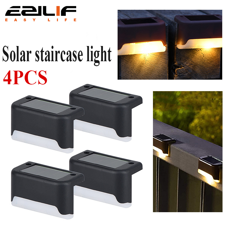 4PCS Solar Deck Light Outdoor  – Bollard Light Garden recenzja i cena