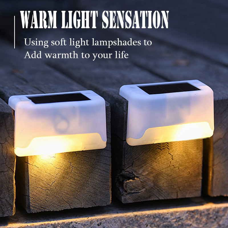 4PCS Solar Deck Light Outdoor  – Bollard Light Garden recenzja i cena