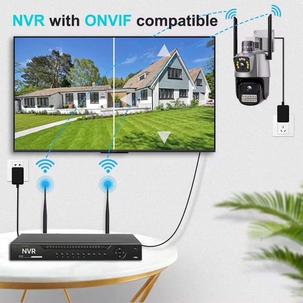 V380 Outdoor Wifi PTZ Camera 4 – Outdoor Lighting No Electricity recenzja i cena