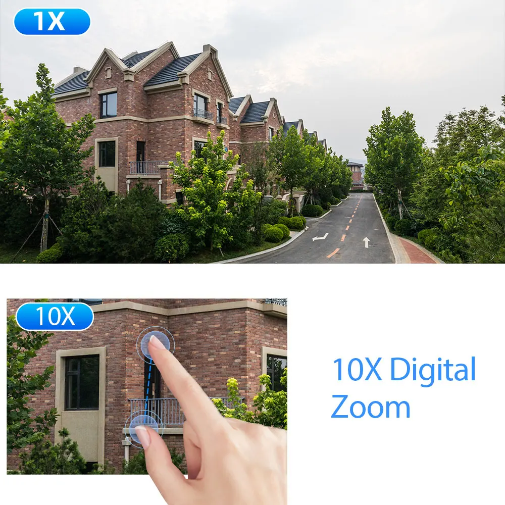 8MP 4K HD 10X PTZ Zoom WiFi PT – Outdoor Lighting No Electricity recenzja i cena