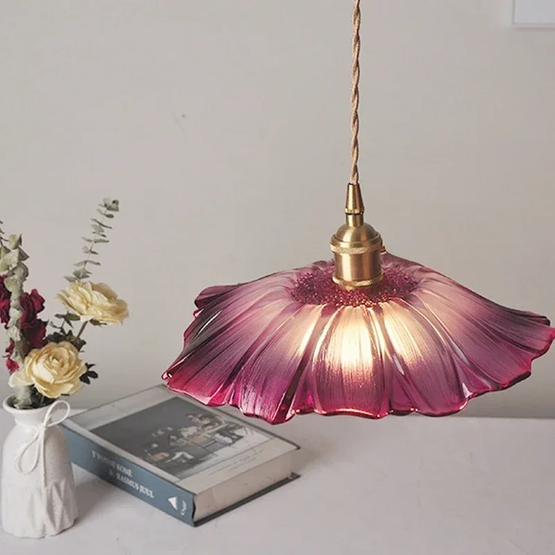 Vintage Pendant Lights Flower  – Outdoor Lighting Pendant recenzja i cena