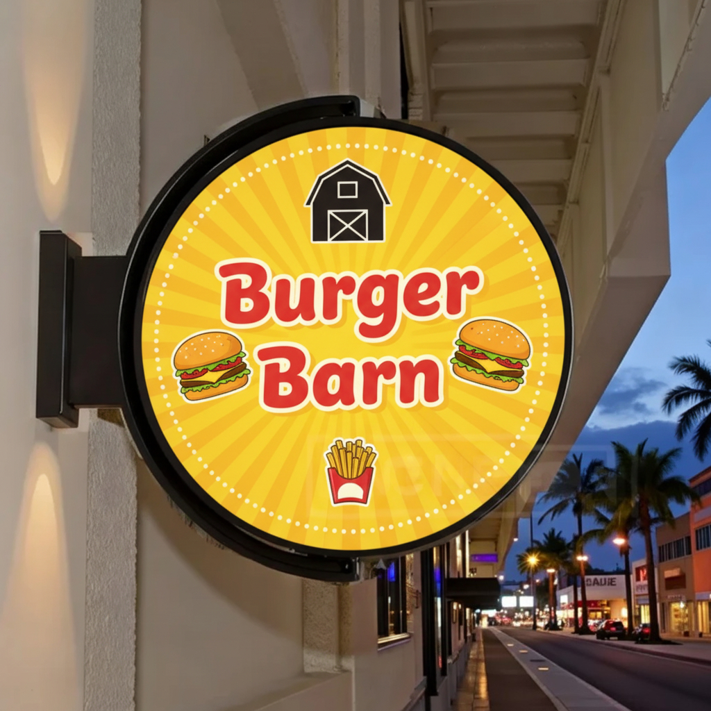 Custom Logo Rotating Light Box – Outdoor Lighting Box recenzja i cena