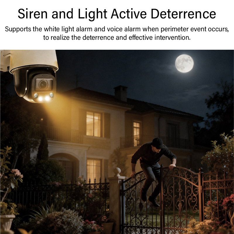 Dahua 4MP 5x Optical Zoom Smar – Outdoor Lighting No Electricity recenzja i cena