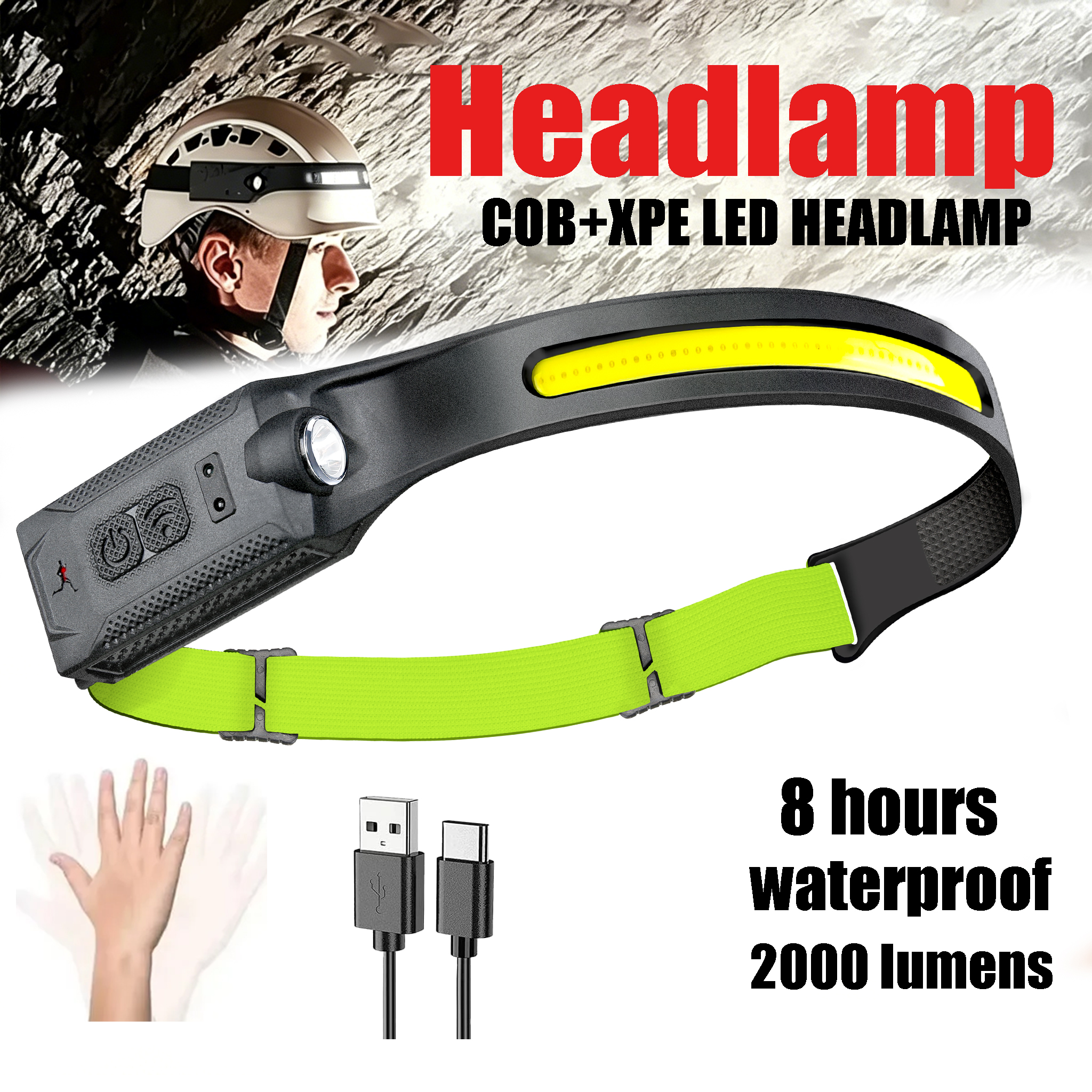 COB Portable Sensor Headlamp R – Outdoor Lighting Sensor recenzja i cena