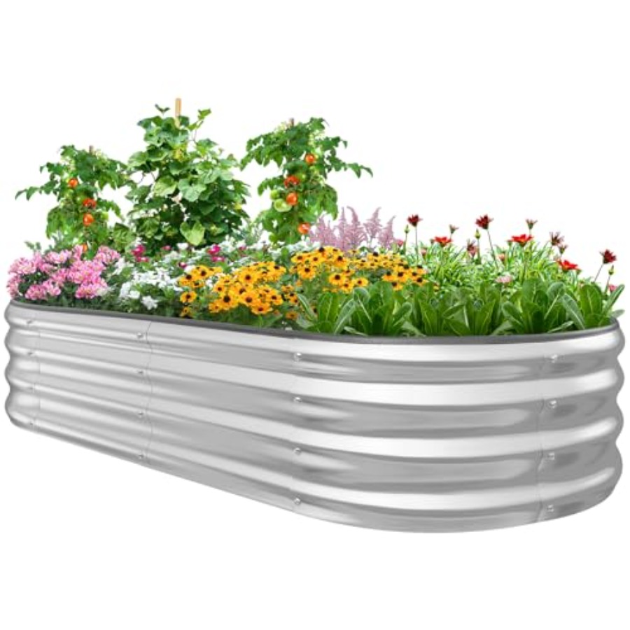 Raised Garden Bed Galvanized P – Outdoor Lighting Box recenzja i cena
