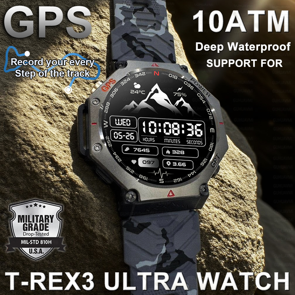 Military Smart Watch T-Rex 3 B – Outdoor Lighting Perspectives recenzja i cena