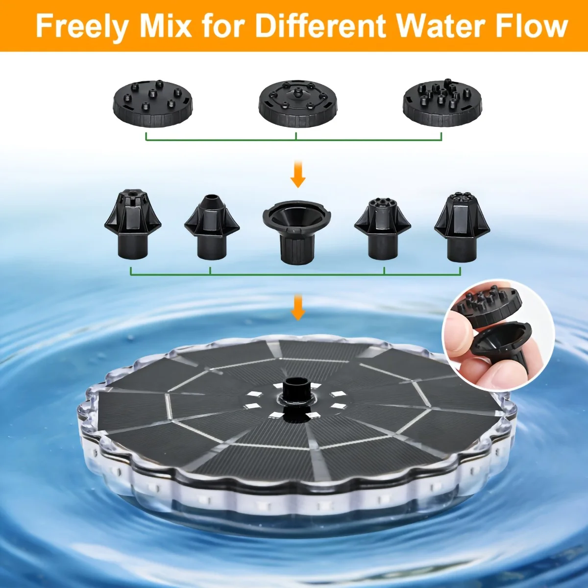 3.5W Outdoor Solar Fountain fo – Bollard Light Garden recenzja i cena