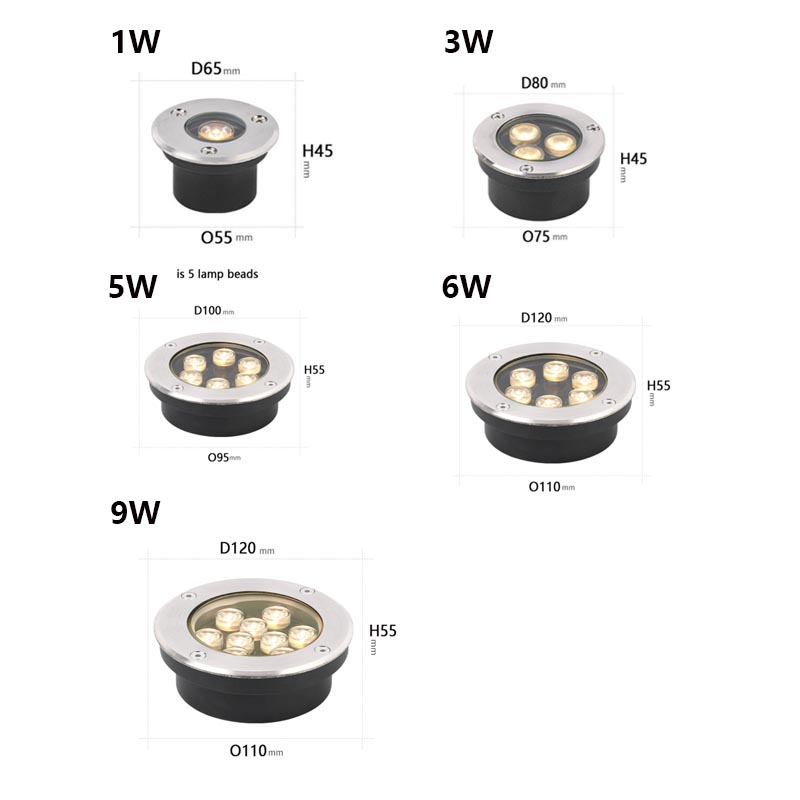 Thin IP67 Waterproof led light – Outdoor Lighting Recessed recenzja i cena