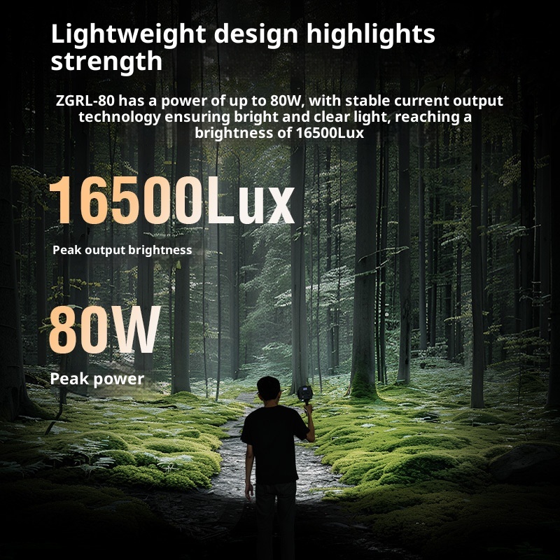 ZGRL80 80W COB LED Video Light – Outdoor Lighting In Photography recenzja i cena