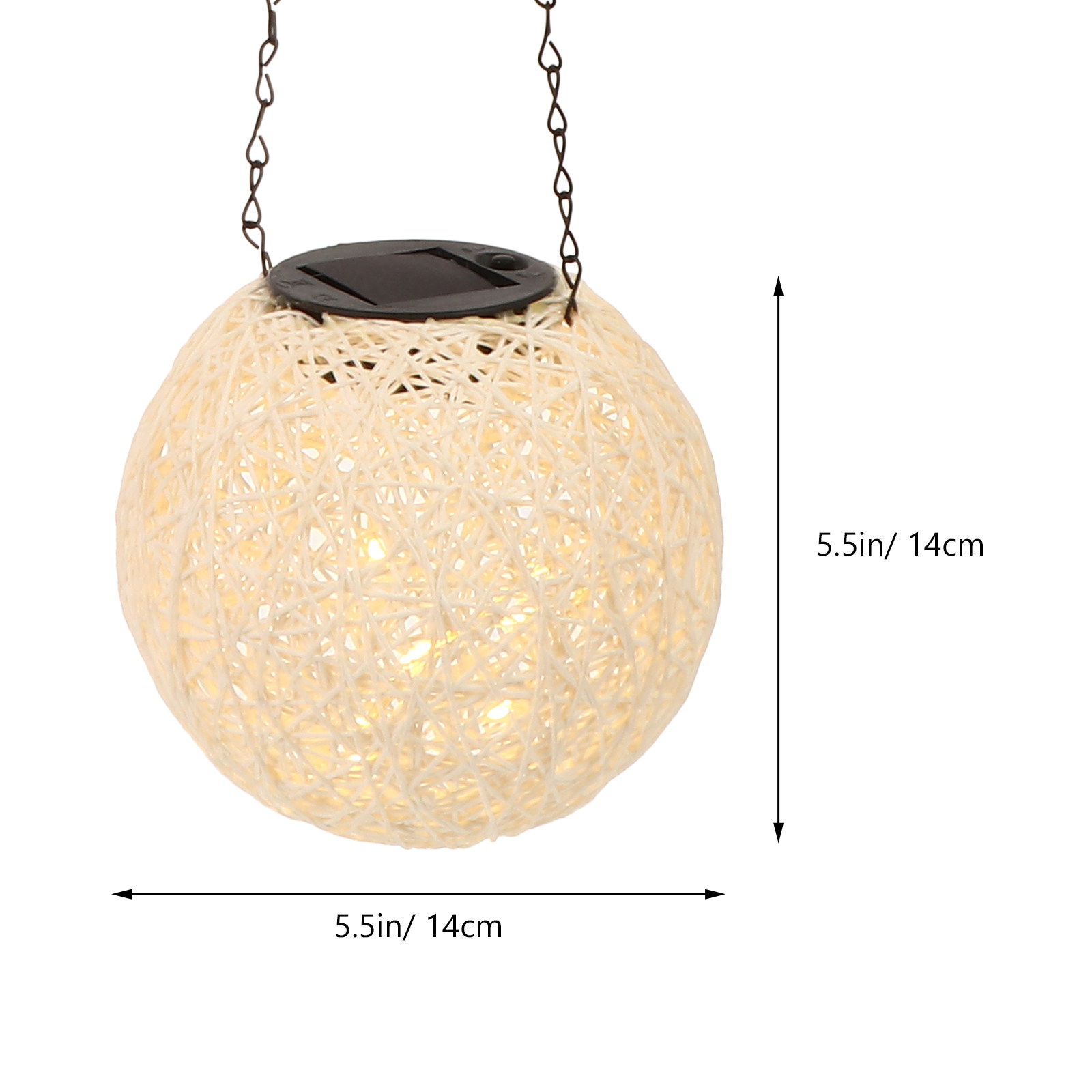1Pcs Solar Garden Light Rattan – Outdoor Lighting Pendant recenzja i cena