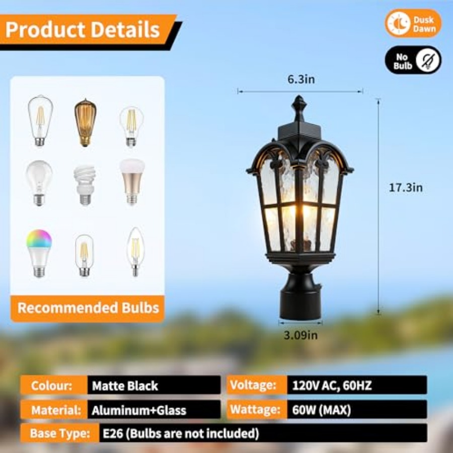 Sensor Outdoor Post Lights Wat – Outdoor Lighting Sensor recenzja i cena
