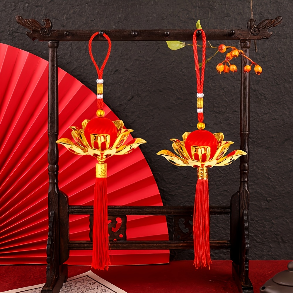 1pc Chinese Style Lotus Flower – Outdoor Lighting Pendant recenzja i cena
