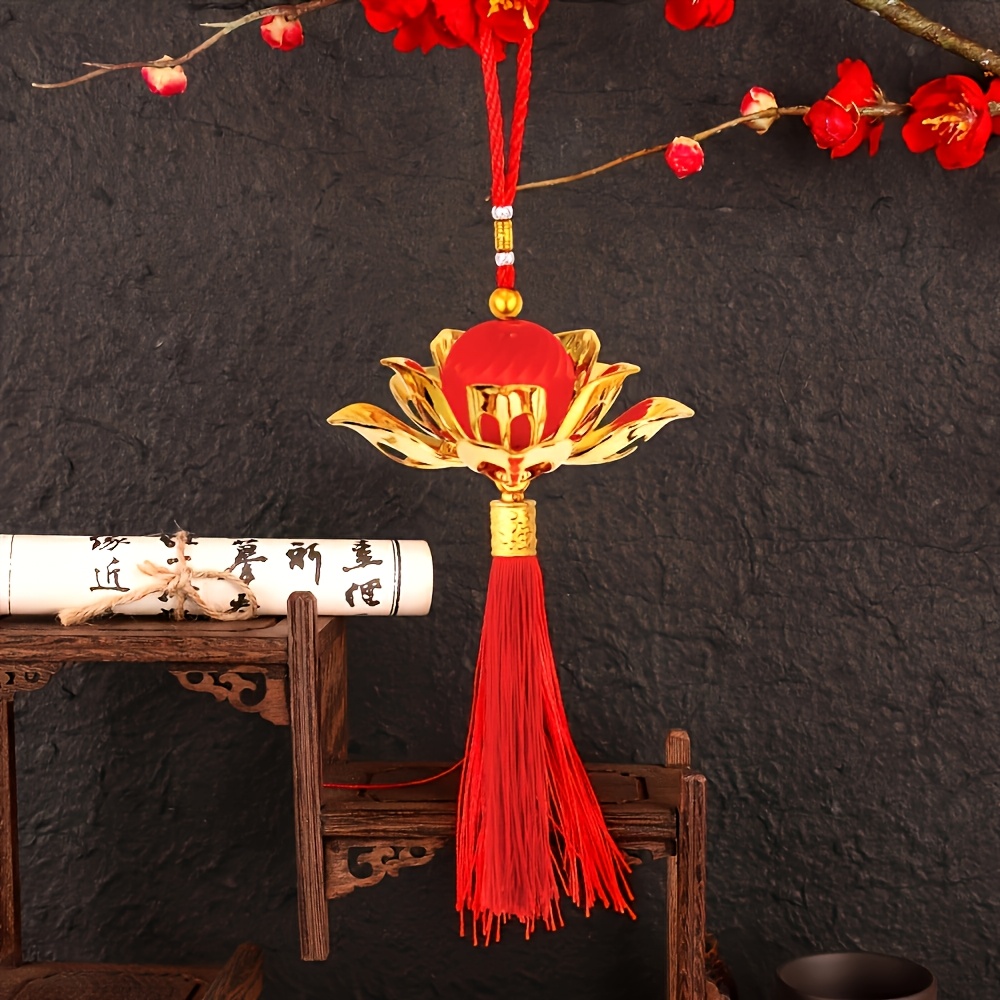 1pc Chinese Style Lotus Flower – Outdoor Lighting Pendant recenzja i cena