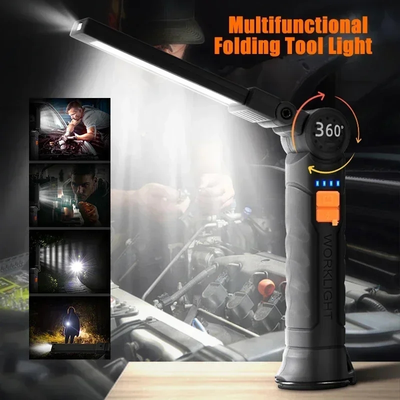 Portable LED COB Search Lights – Outdoor Lighting Hooks recenzja i cena
