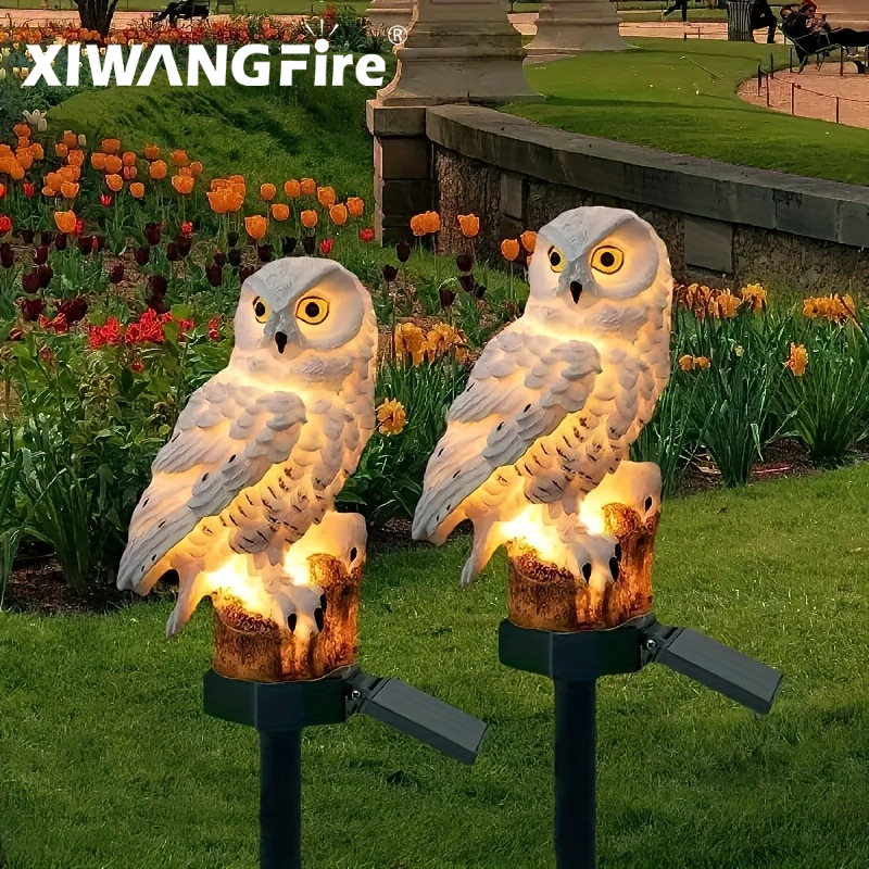 Solar Owl Statue Garden Light  – Outdoor Lighting Brands recenzja i cena