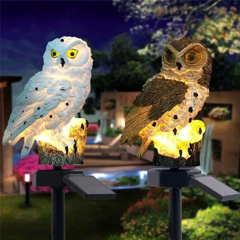 Solar Owl Statue Garden Light  – Outdoor Lighting Brands recenzja i cena
