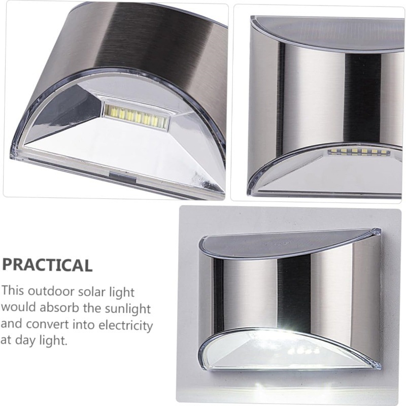 2Pcs Solar Garden Light Stainl – Outdoor Lighting Up And Down recenzja i cena