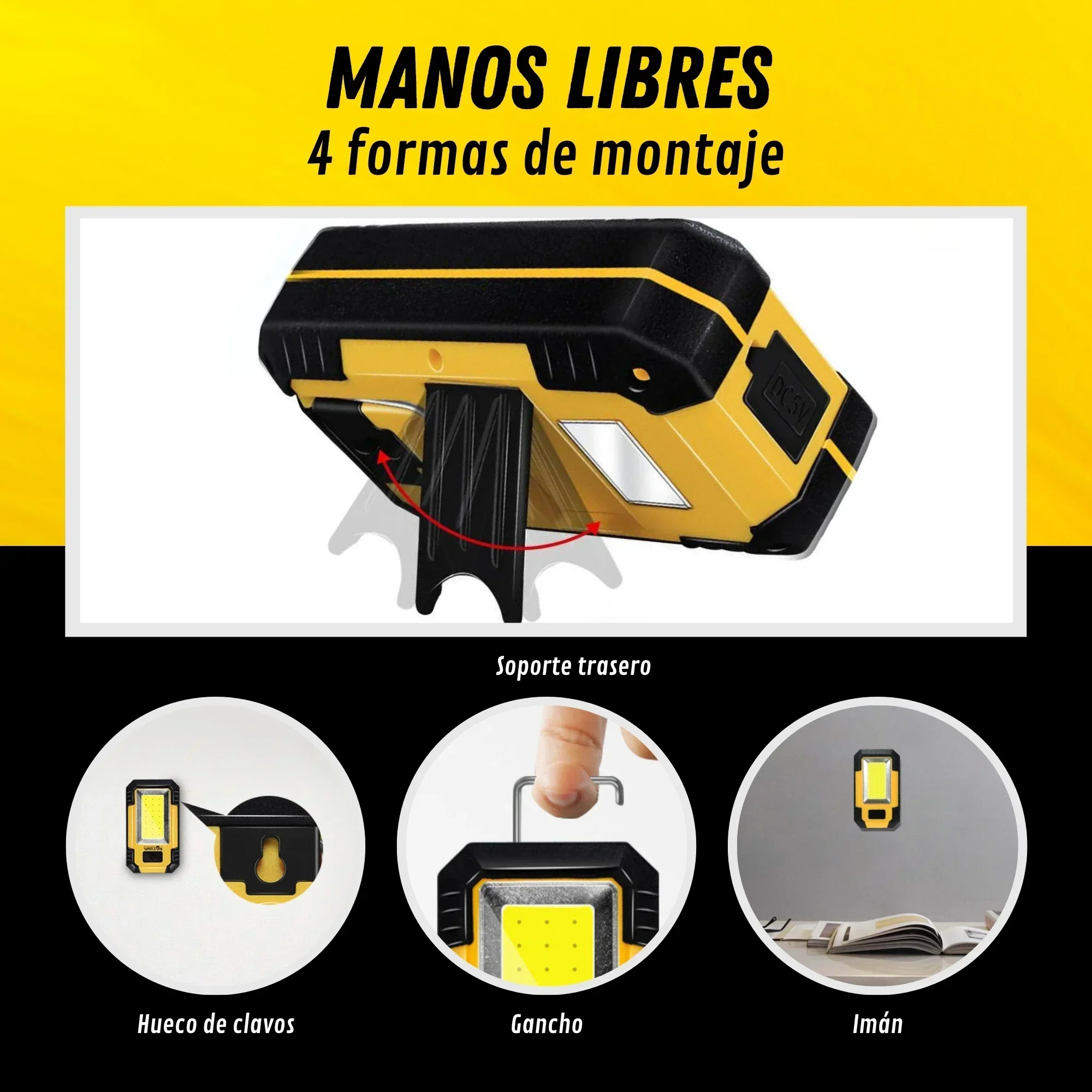 Portable 4000MaH Rechargeable  – Outdoor Lighting Hooks recenzja i cena