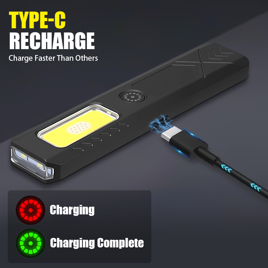 LED Hat Clip Flashlight USB-C  – Led Flood Light recenzja i cena